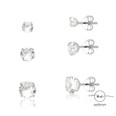 Brinco trio Ponto de Luz - Aequilibrium Pratas