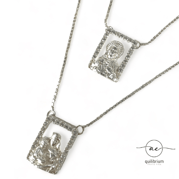 Escapulário Diamond - Aequilibrium Pratas